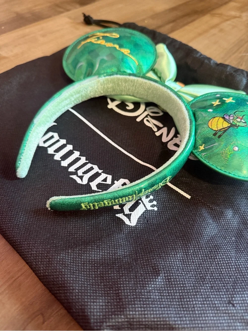 Disney Loungefly Stain glass Tiana Minnie Ear Headband